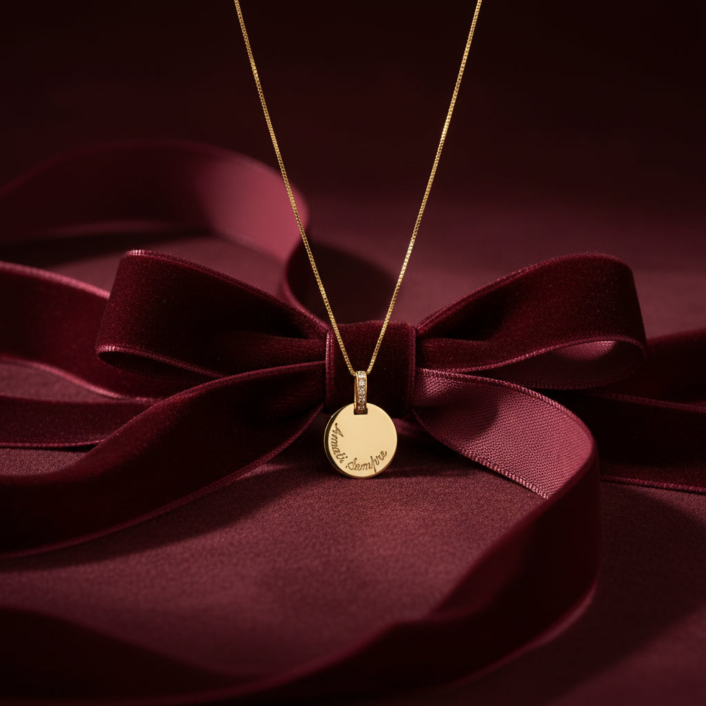 Collana con pendente Tondo personalizzabile