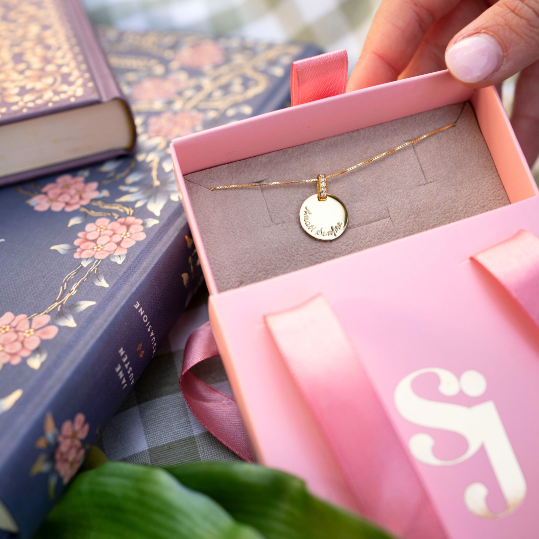 Collana con pendente Tondo personalizzabile