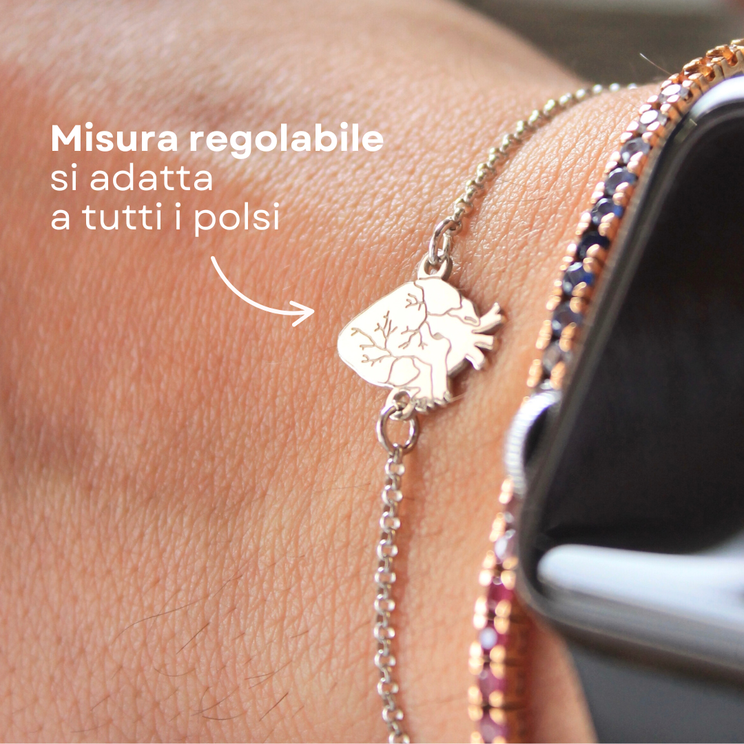Bracciale Cuore Anatomico
