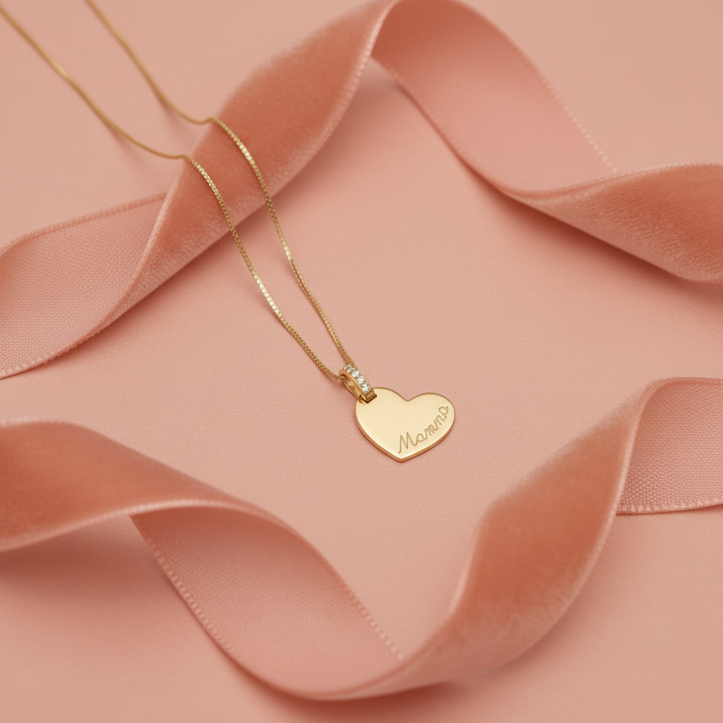Collana con pendente Cuore personalizzabile