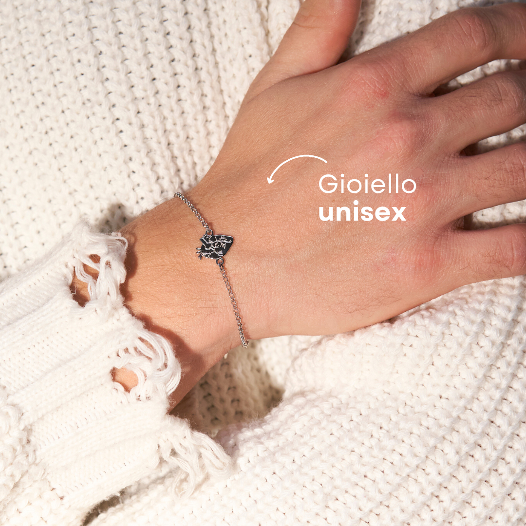 Bracciale con Cuore Anatomico - Micro🫀 – I Momenti d'Oro Bracciale con Cuore Anatomico - Micro🫀 – I Momenti d'Oro