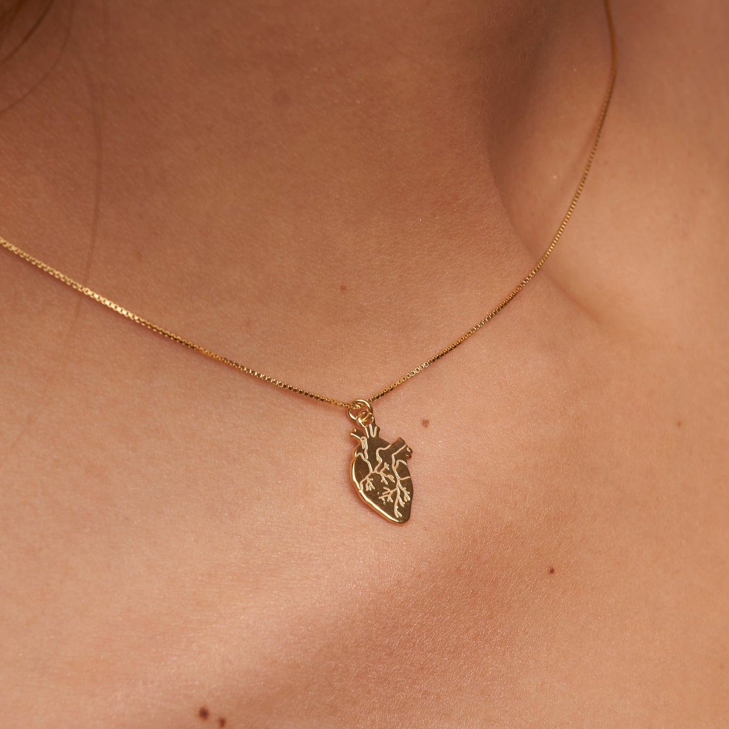 Collana cuore anatomico