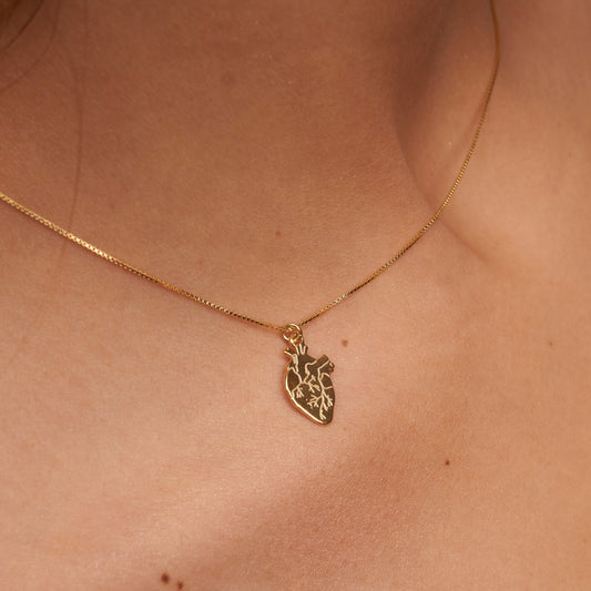 Collana cuore anatomico