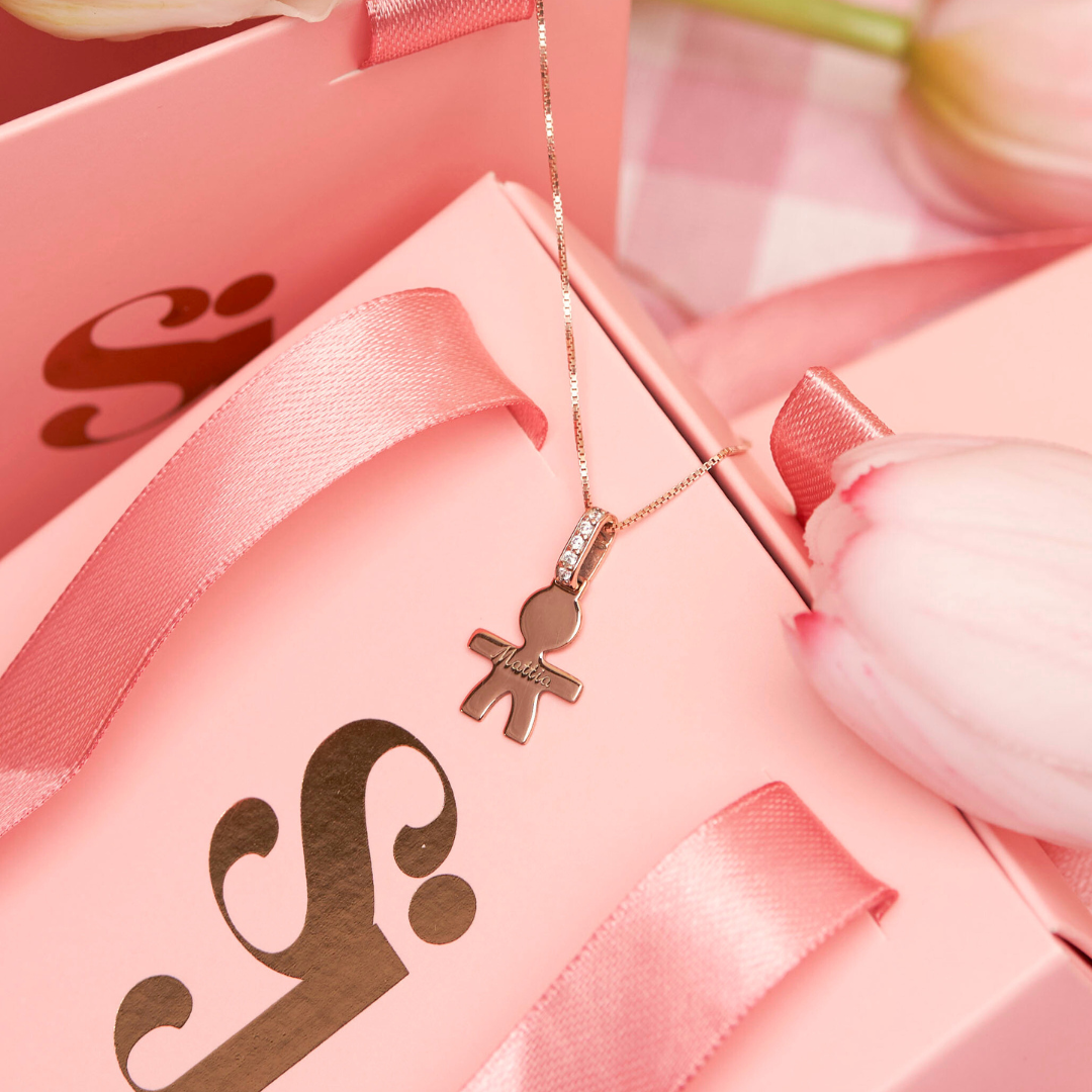 Collana con pendente Bebè personalizzabile