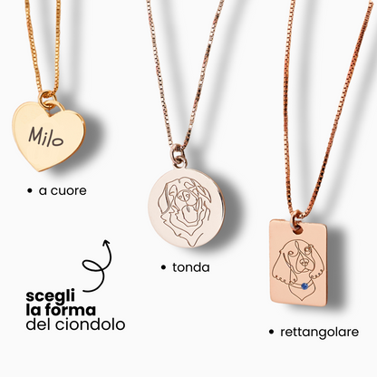 Collana Amico a quattro zampe
