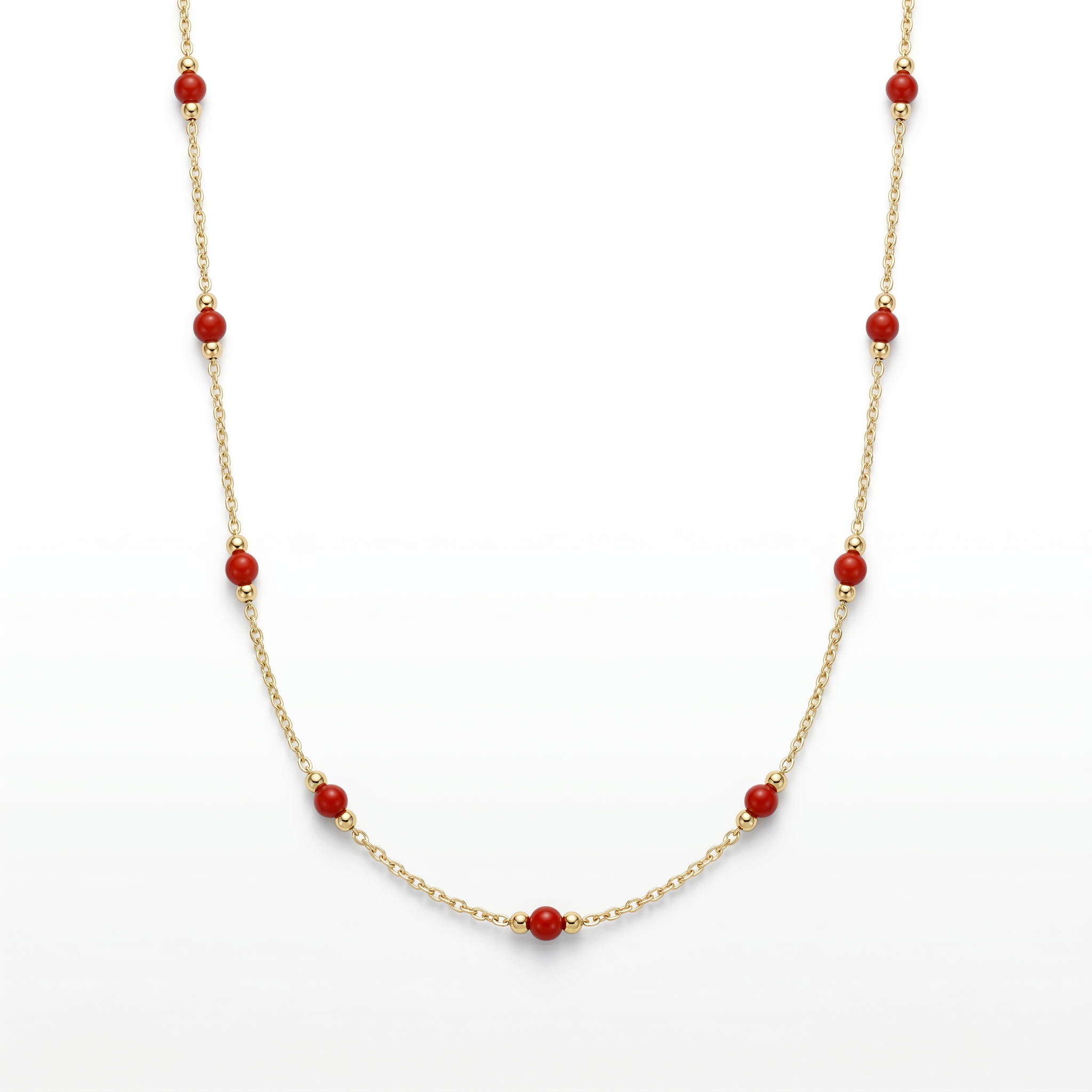 Girocollo base Corallo