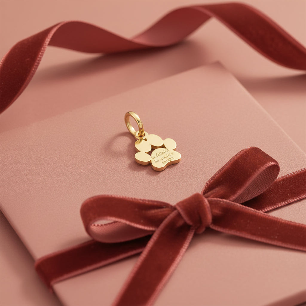 Charm Impronta di zampa personalizzabile