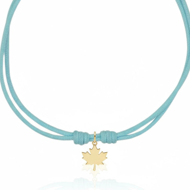 Charm Foglia d'acero personalizzabile