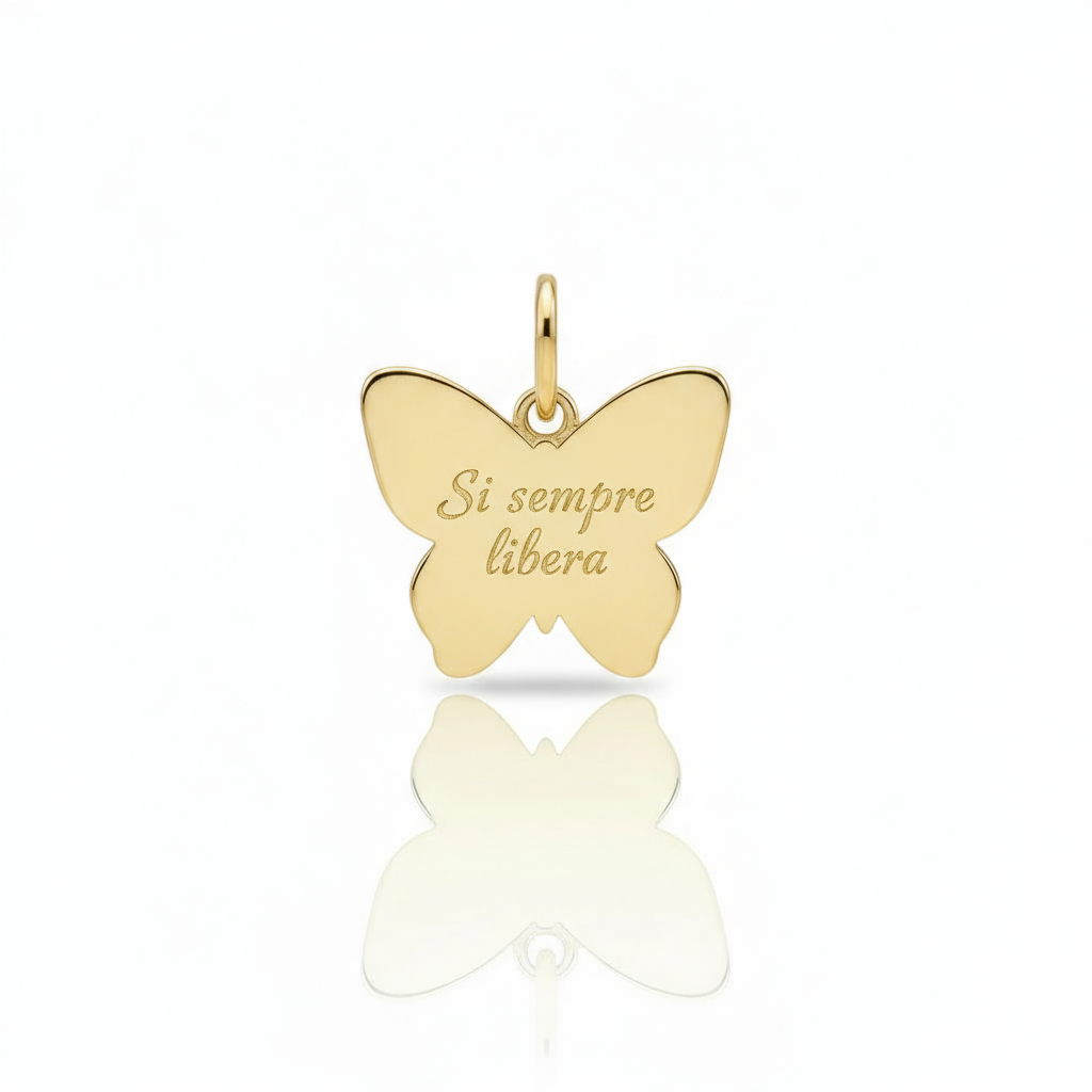 Charm Farfalla personalizzabile