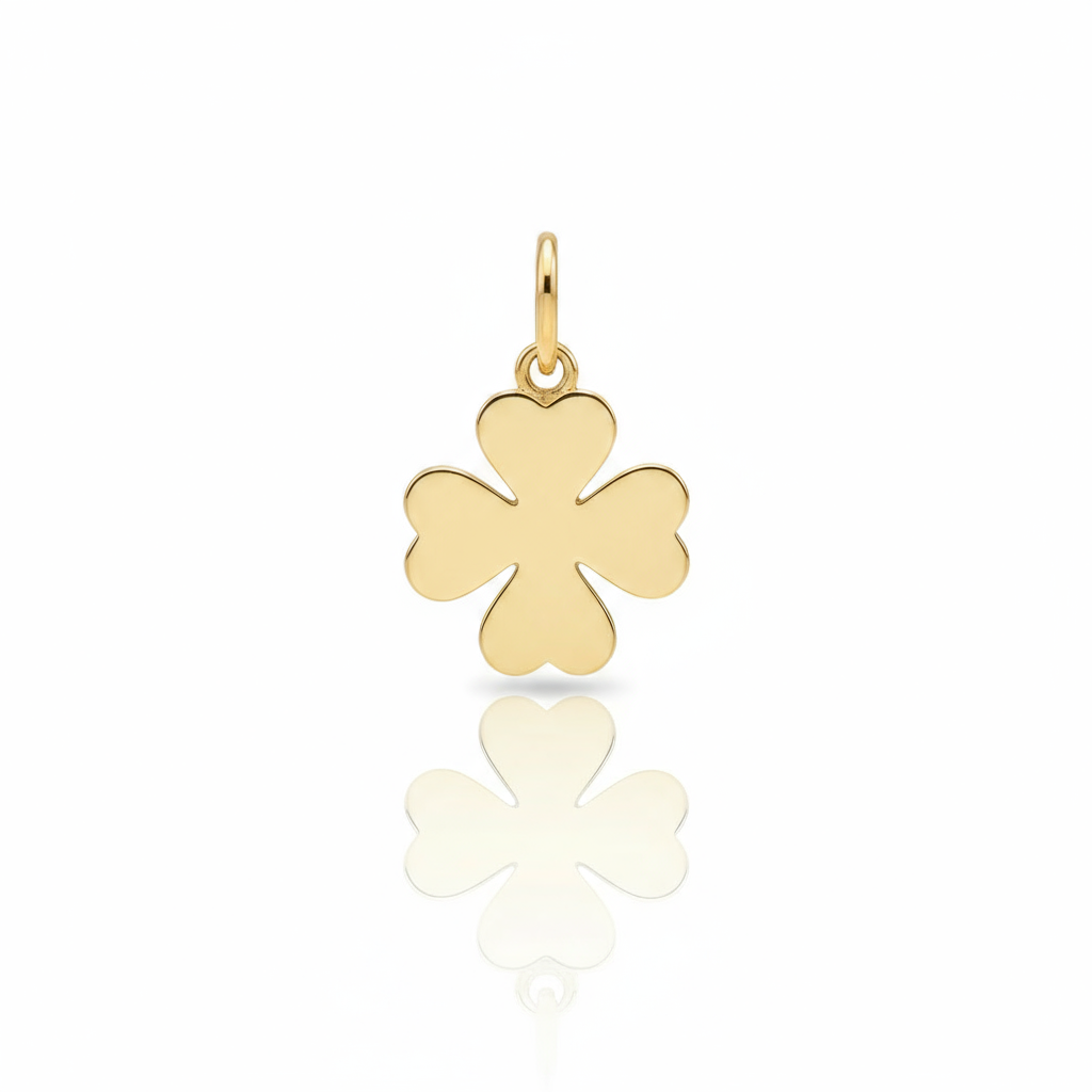 Charm Quadrifoglio personalizzabile
