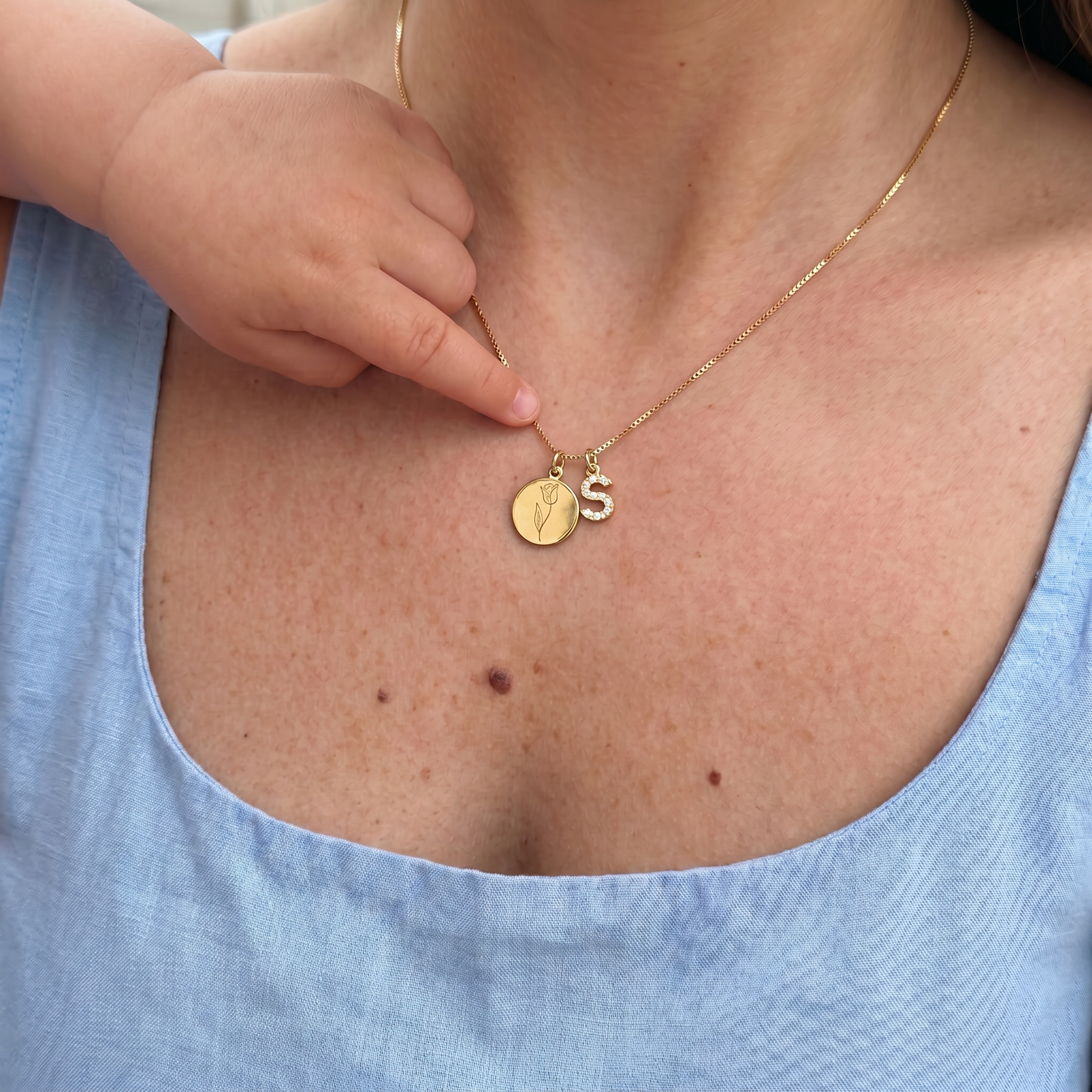 Collana Fiore di Nascita